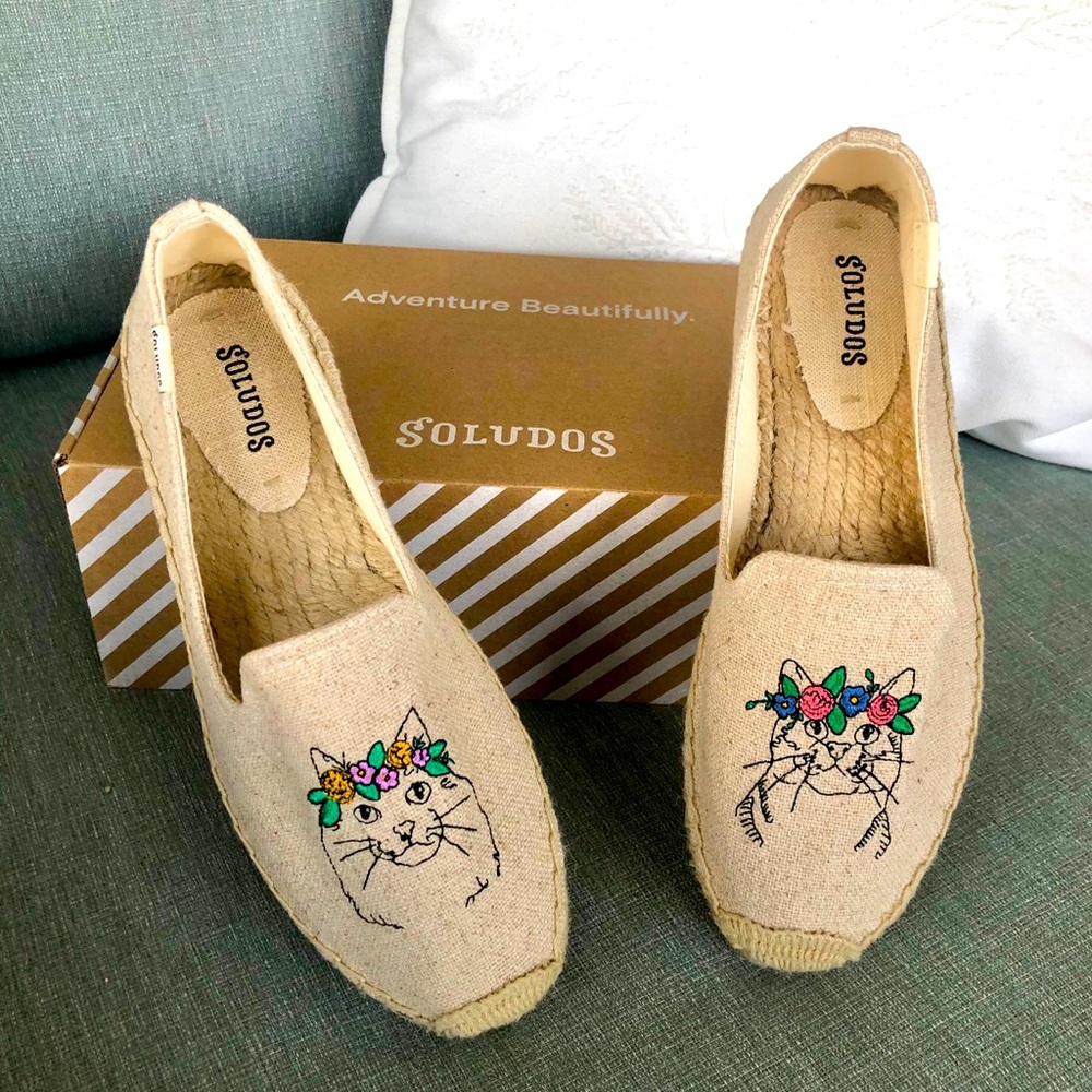 Soludos Espadrilles Spirit Animal Cats 8.0